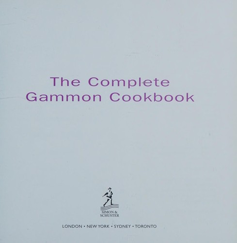 Cover for Gammon Cookbook