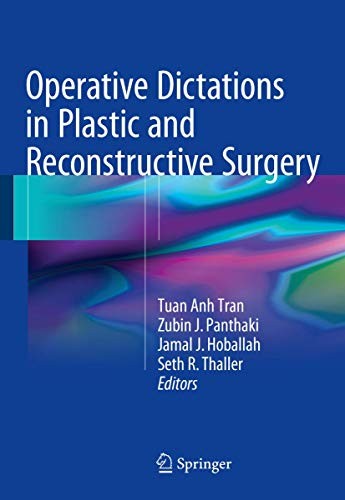 Cover for Operative Dictations in Plastic and Reconstructive Surgery