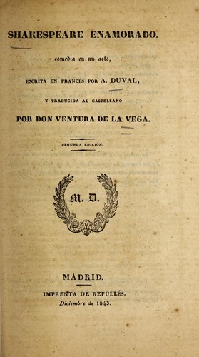 Cover for Shakespeare enamorado
