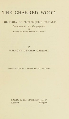 Cover for The charred wood