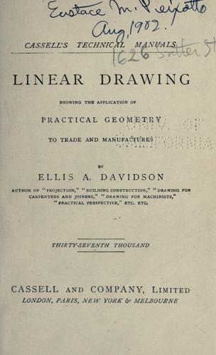 Cover for Linear drawing