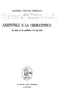 Cover for Aristotele e la crematistica