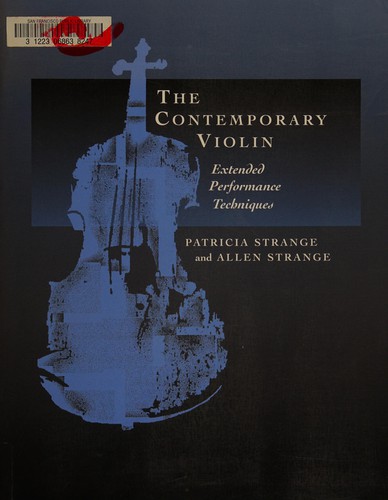 Cover for The contemporary violin