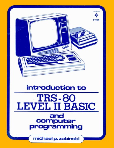 Cover for Introduction to TRS-80 level II BASIC and computer programming