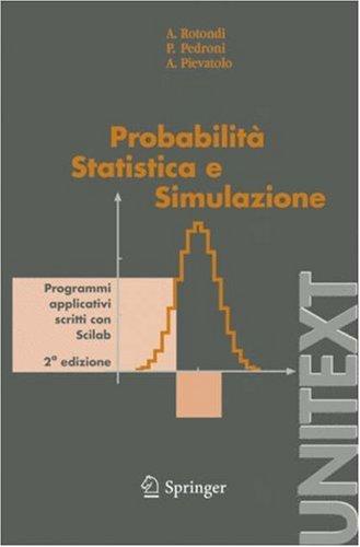 Cover for Probabilità Statistica e Simulazione