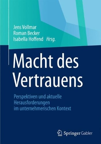 Cover for Macht des Vertrauens