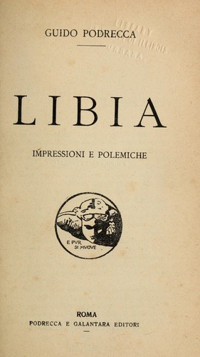 Cover for Libia