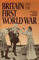 Cover for Britain and the First World War
