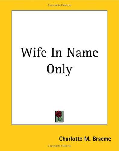 Cover for Wife In Name Only