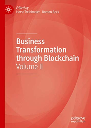Cover for Business Transformation through Blockchain
