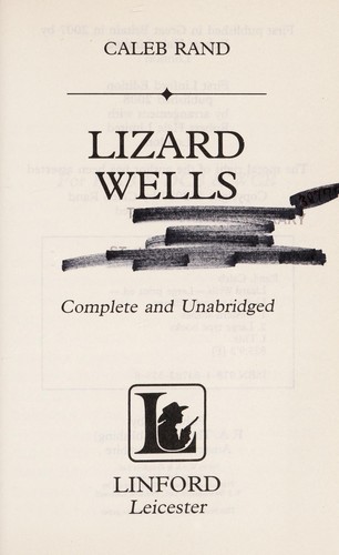 Cover for Lizard Wells