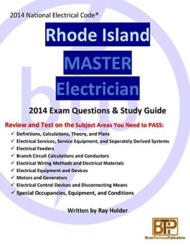 Cover for Rhode Island 2014 Master Electrician Study Guide