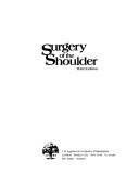 Cover for Surgery of the shoulder