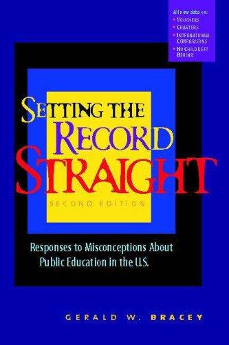 Cover for Setting the record straight