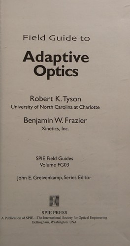 Cover for Field guide to adaptive optics