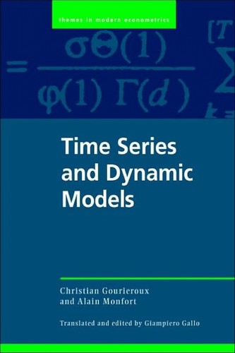 Cover for Time series and dynamic models