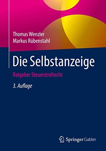 Cover for Die Selbstanzeige