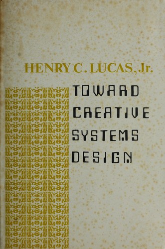 Cover for Toward creative systems design