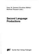 Cover for Second language productions