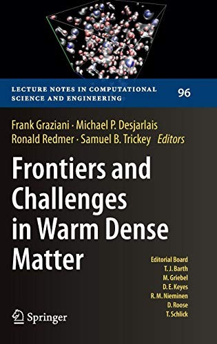Cover for Frontiers and Challenges in Warm Dense Matter