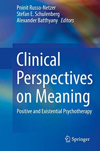 Cover for Clinical Perspectives on Meaning
