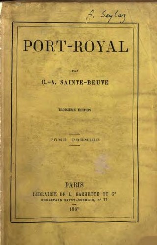 Cover for Port-Royal