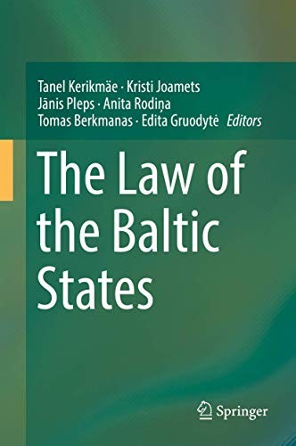 Cover for The Law of the Baltic States