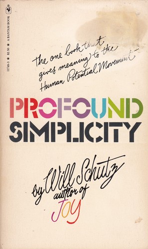 Cover for Profound Simplicity
