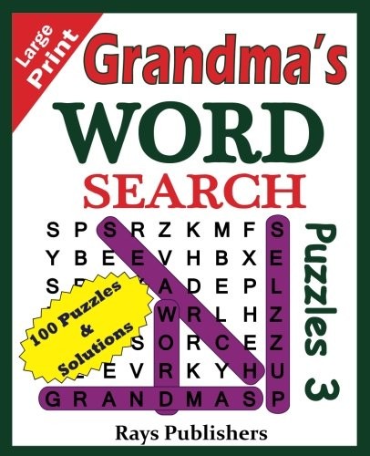 Cover for Grandma's Word Search Puzzles 3
