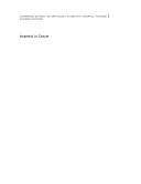 Cover for Anaemia in Cancer