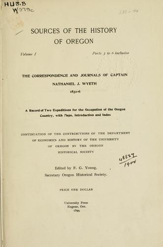 Cover for Correspondence and journals, 1831-6
