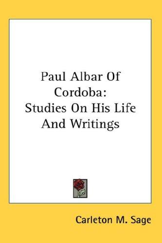 Cover for Paul Albar Of Cordoba