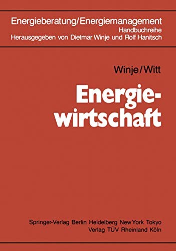 Cover for Energiewirtschaft
