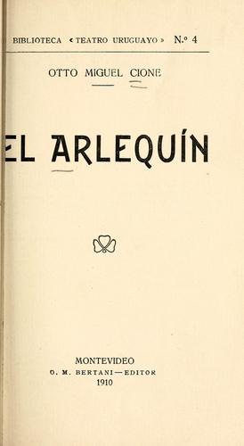 Cover for El arlequín