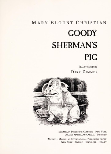Cover for Goody Sherman's pig