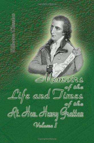 Cover for Memoirs of the Life and Times of the Rt. Hon. Henry Grattan