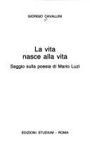 Cover for La vita nasce alla vita