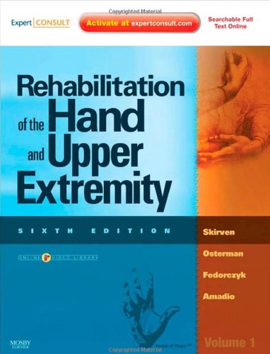 Cover for Rehabilitation of the hand and upper extremity.