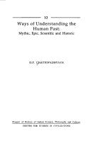 Cover for Ways of understanding the human past