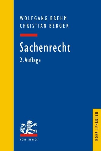 Cover for Sachenrecht (Mohr Lehrbuch) (German Edition)