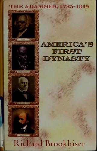 Cover for America's first dynasty