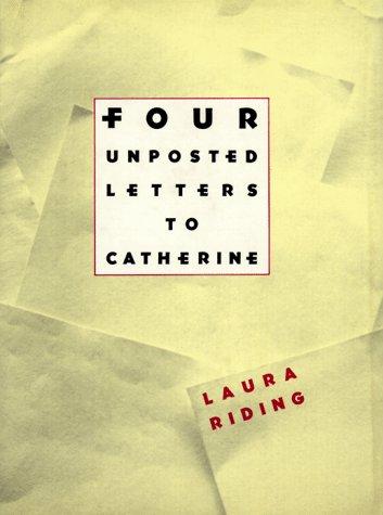 Cover for Four unposted letters to Catherine