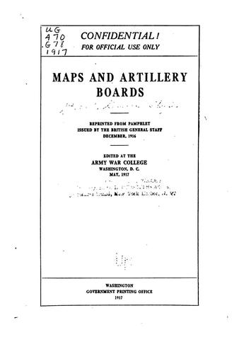 Cover for Maps and Artillery Boards