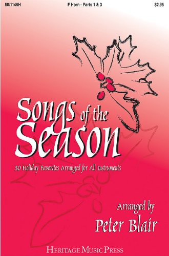 Cover for Songs of the Season - F Horn
