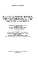 Cover for Research Reactor Utilization Safety Decommissioning Fuel And Waste Management