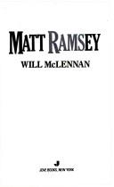 Cover for Ramseys 3:matt Rams (Ramsey 3)