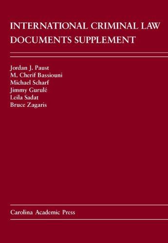 Cover for International Criminal Law Documents
