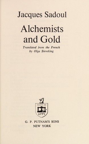 Cover for Alchemists and gold.