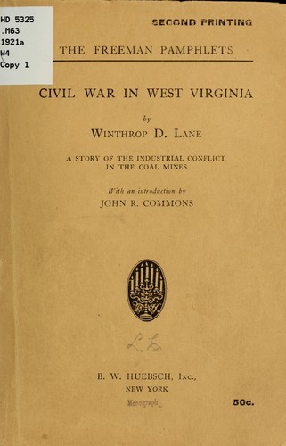 Cover for Civil war in West Virginia