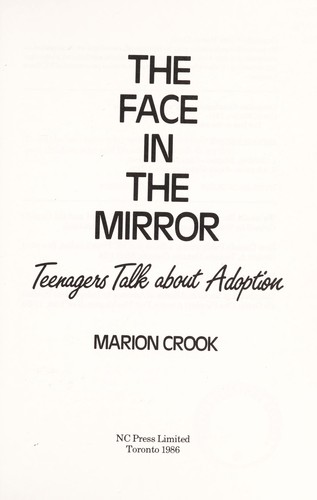 Cover for The face in the mirror